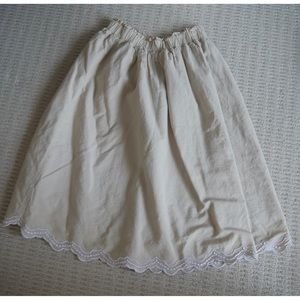 women cotton skirt with embroidery
